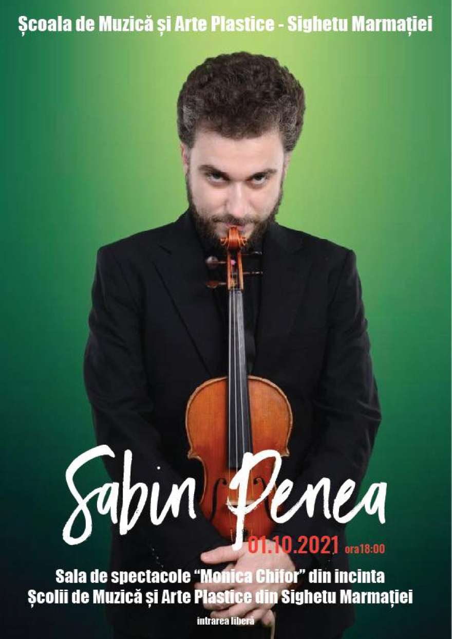 Concert Sabin Penea la Școala Gimnazială cu Program Suplimentar de Muzică și Arte Plastice ”George Enescu”